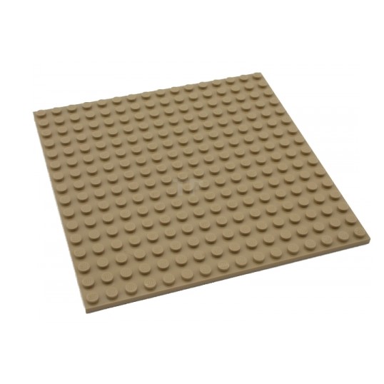 LEGO 樂高 91405 Dark Tan 16x16 plate 深沙色 薄板 薄片 全新 4613196 深砂色