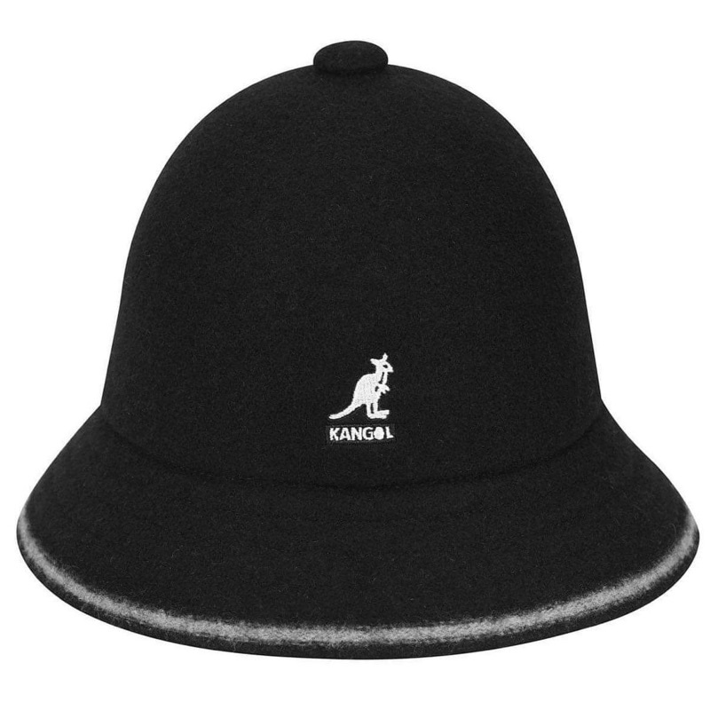kangol 袋鼠 鐘形帽 圓頂帽 黑色S號喲！