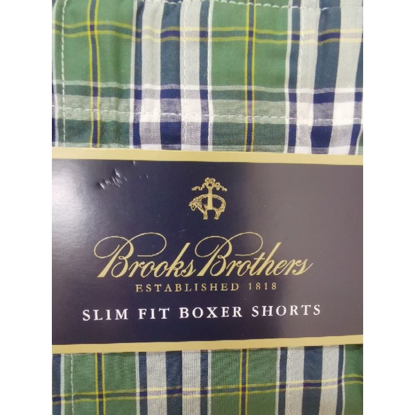 Brooks brothers 格子款四角褲 休閒褲