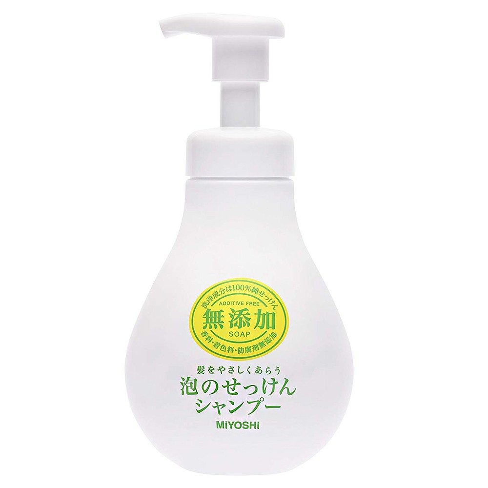 MIYOSHI 無添加蓖麻油泡沫洗髮乳 500ml《日藥本舖》
