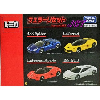 JCT TOMICA 多美小汽車— 法拉利車組 112945