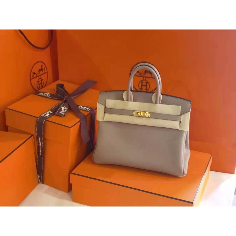 Hermes birkin 25 m8銀河灰 金扣 TN🐎