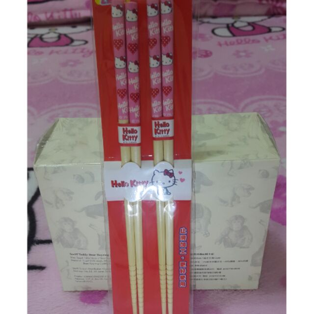 Hello Kitty竹筷子！天然竹！2雙一組特價100