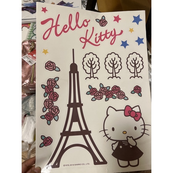 美樂蒂、冰雪奇緣、HELLO KITTY壁貼～