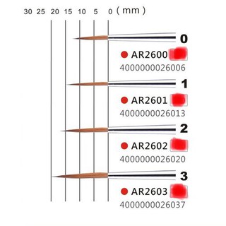 板橋酷酷姐美術 MACRO WAVE 馬可威純貂毛線筆 AR26