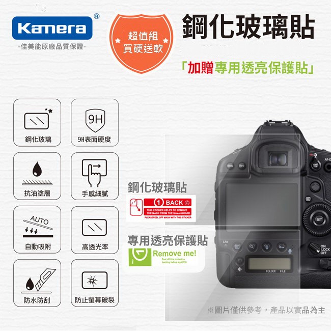 ☎3C生活 相機保護貼 適用 佳能 Canon EOS 80D 佳美能 鋼化玻璃貼