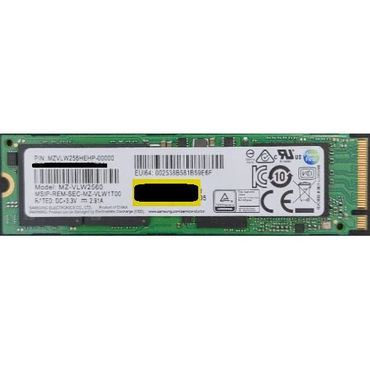 三星 Samsung PM961 256GB PCIe SSD 固態硬碟