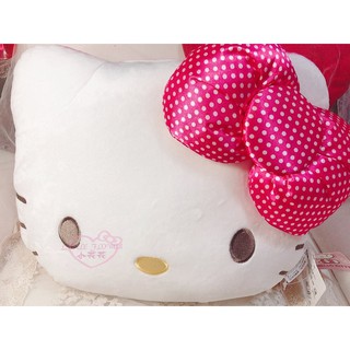 ♥小花花日本精品♥ hello kitty 凱蒂貓粉色造型立體蝴蝶枕頭 抱枕 腰靠枕 萬用枕 12338702