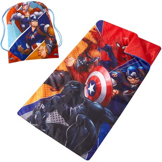 c ❤️正版❤️ 美國迪士尼 復仇者聯盟 MARVEL 蜘蛛人 黑豹 美國隊長 男童 兒童 幼兒園 睡袋 棉被