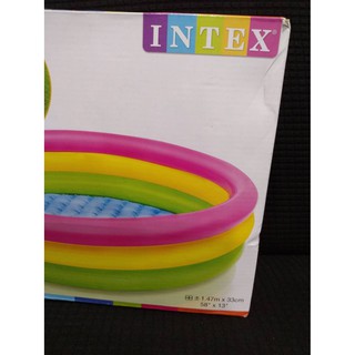 美國 INTEX 戲水系列-三圈炫彩游泳池