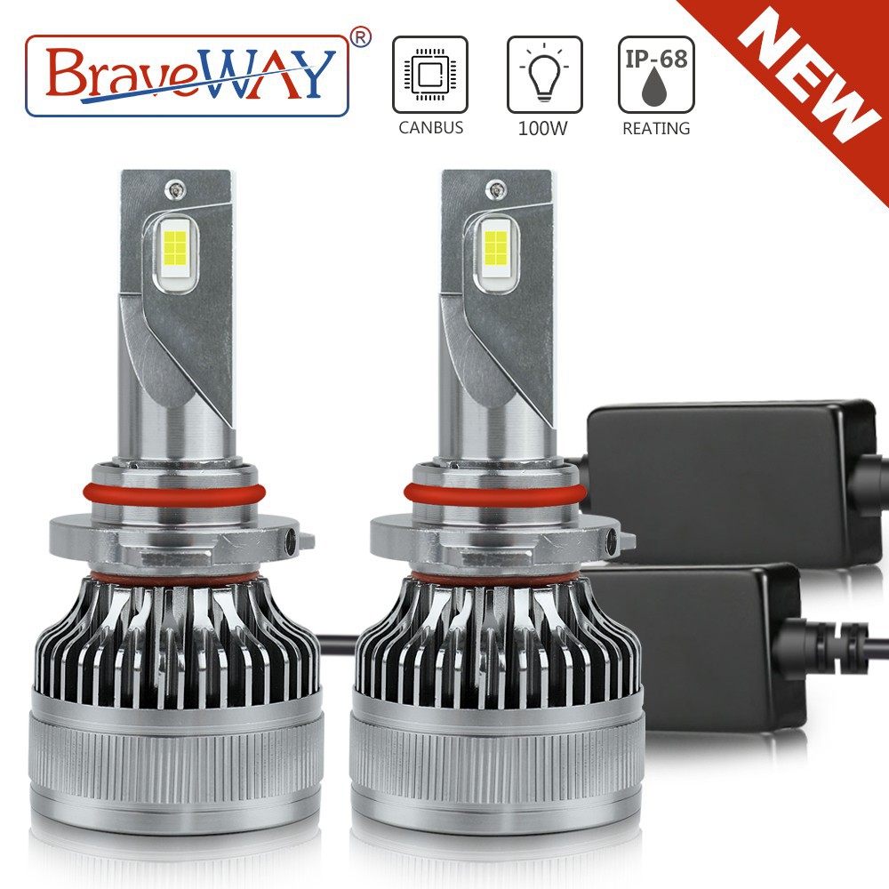 Braveway [新!] 超級 H4 LED 大燈 H7 LED Canbus H11 HB3 HB4 9005 90