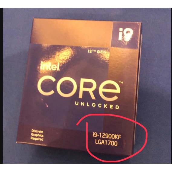 INTEL 盒裝Core i9-12900KF