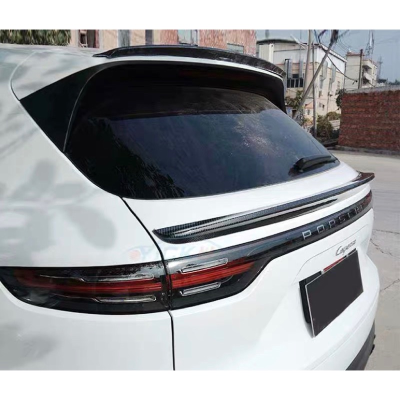 SPY國際 保時捷 凱宴 Porsche Cayenne e3 碳纖維 頂翼 中尾翼