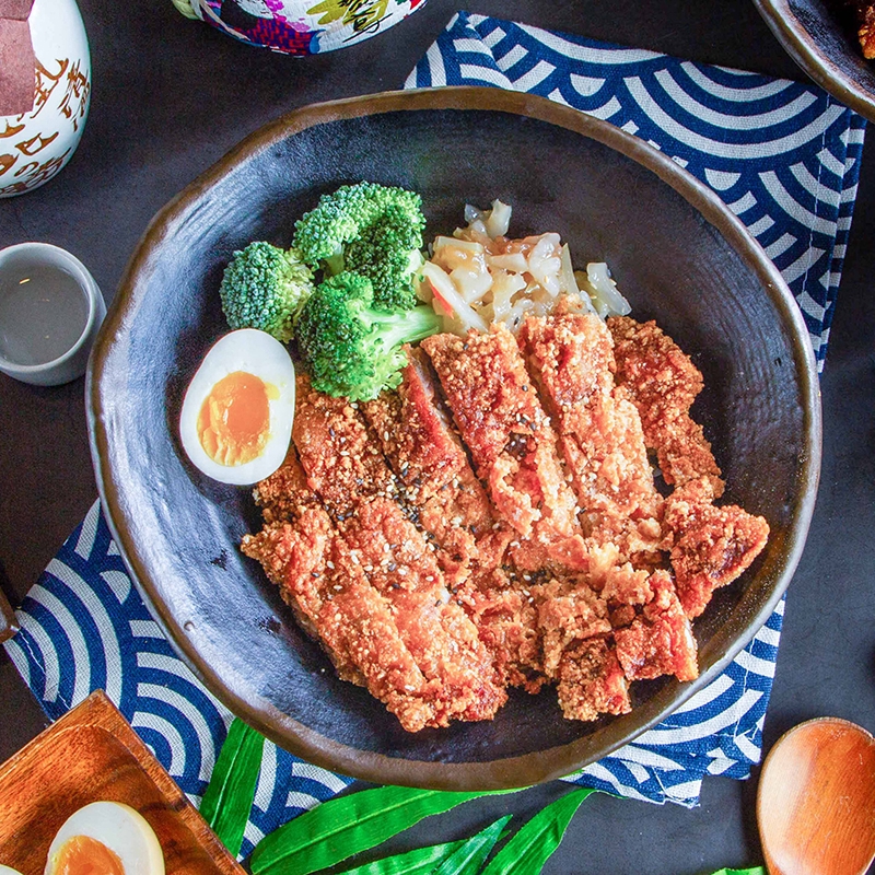 炸雞排丼飯 秀夫日式烤肉飯 文山店 蝦皮購物