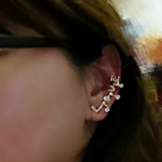 耳骨夾新娘造型伴娘飾品英文字母造型耳針 蝦皮購物