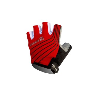RUESCH R43運動版半指手套~透氣減震抗壓舒適~GEL高抗壓材質(紅色)[02004343]【飛輪單車】