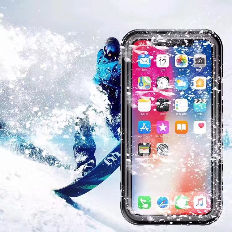 現貨 iPhone X/XS 防摔殼 防水日常兩用 透明防水殼 三防手機殼 透明保護殼 全包超強防水殼 游泳潛水殼