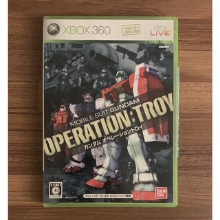 XBOX360 機動戰士鋼彈 特洛伊行動 正版遊戲片 原版光碟 日文版 純日版 日版適用 二手片 微軟