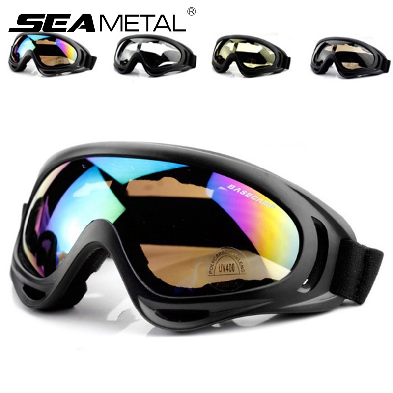 Seametal 摩托車護目鏡防紫外線防風騎行越野車沙灘車眼鏡眼鏡