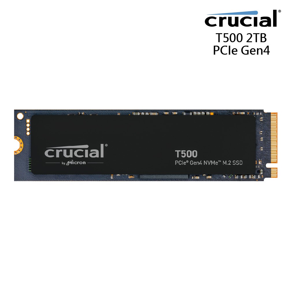 美光 T500 2TB PCIe Gen4 NVMe SSD (CT2000T500SSD8) 廠商直送