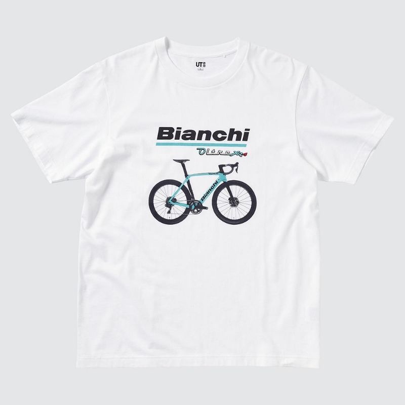 uniqlo 聯名 Bianchi 腳踏車 公路車 UT 純棉 T恤  XR4 車架 義大利 碳纖維 單車 競速車 品牌