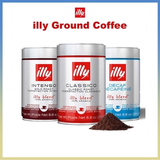 [illy] illy 咖啡豆/現磨咖啡 125g, 250g / Classico, Intenso, Decaf