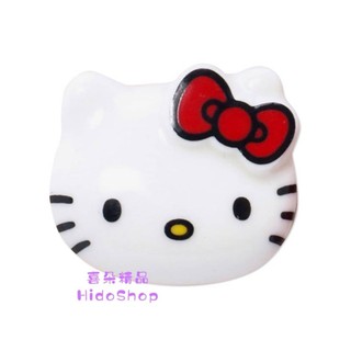 日本製SANRIO三麗鷗凱蒂貓kitty臉型瓷燒筷架