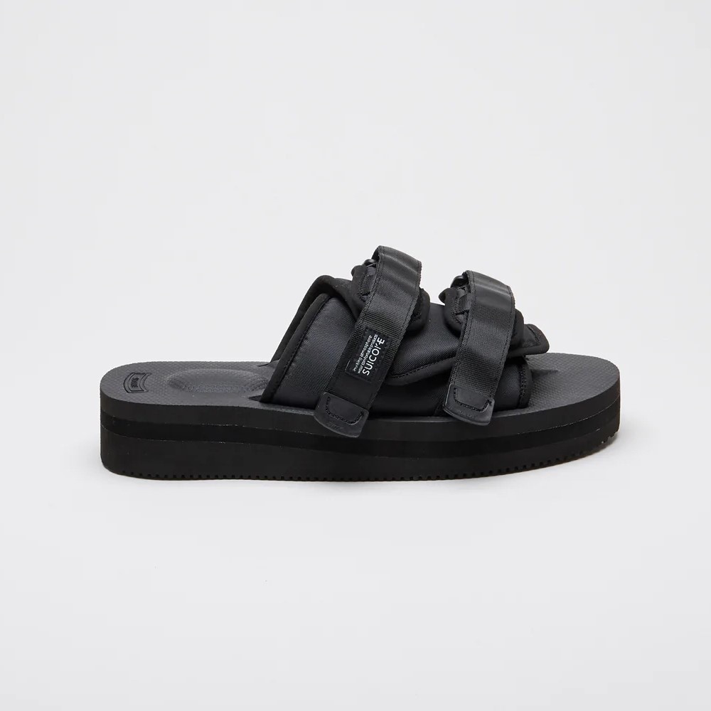 SUICOKE MOTO-VPO OG-056VPO 黑色 厚底 拖鞋 VIBRAM黃金大底【SK22056VPOBK】