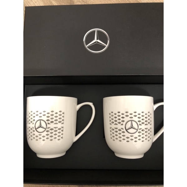 Mercedes-Benz 賓士原廠精品 骨瓷杯 馬克杯 咖啡杯，全新（附盒子、提袋）