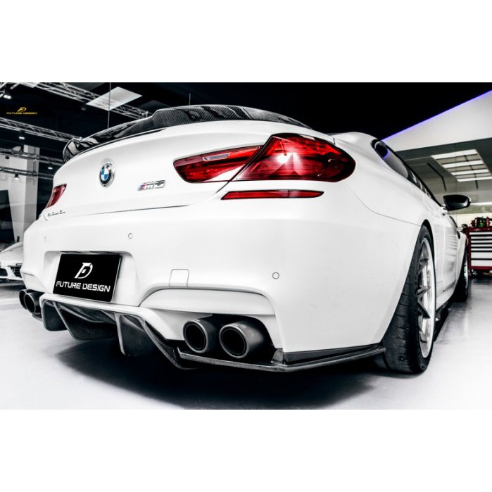 【Future_Design】BMW F06 F12 F13 正M6 專用 三段式 高品質 抽真空製程 卡夢 後下巴