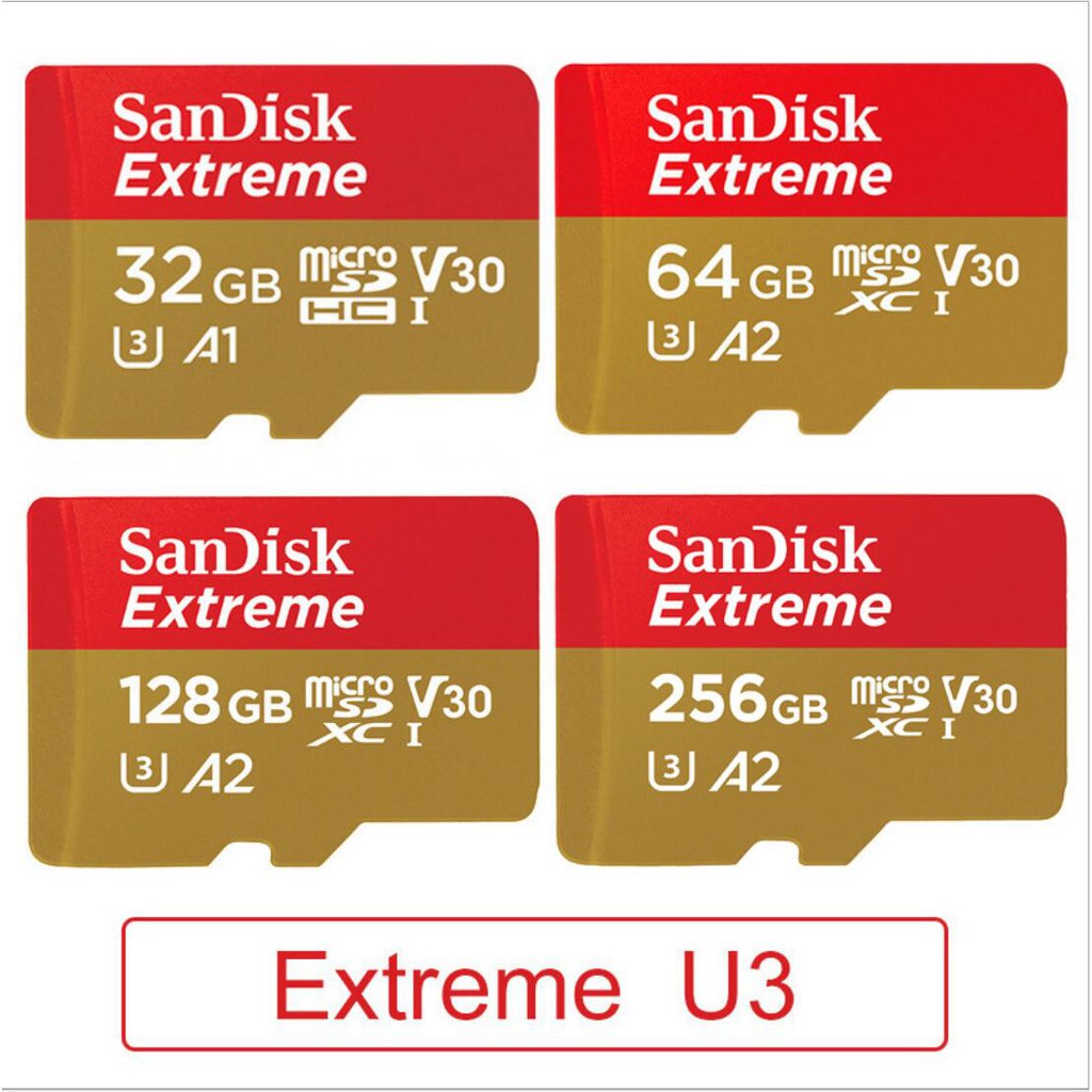 SanDisk 閃迪 A2 U3 V30 TF卡 高速存儲卡 手機記憶卡 MicroSD卡 32G 64G 128G