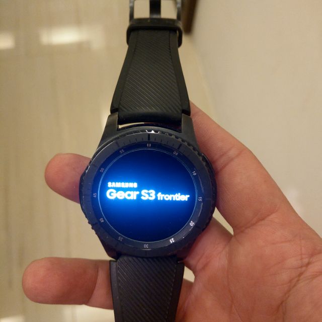 Samsung gear s3 frontier 二手 9成新 附錶帶 智慧型手錶 三星