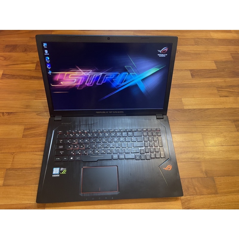 ASUS ROG GL753VE(i7-7700HQ 16GRAM 256GSSD+1THDD GTX1050TI 4G