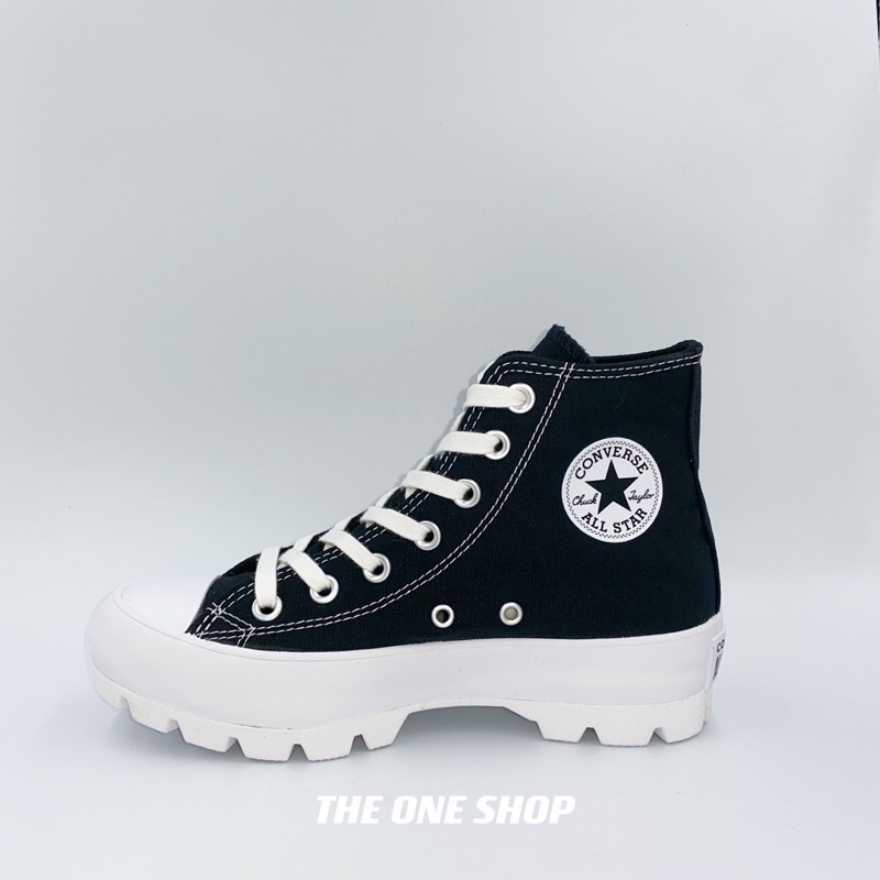 TheOneShop Converse Lugged 黑色 高筒 帆布 厚底 鋸齒 增高 厚底鞋 帆布鞋 565901C