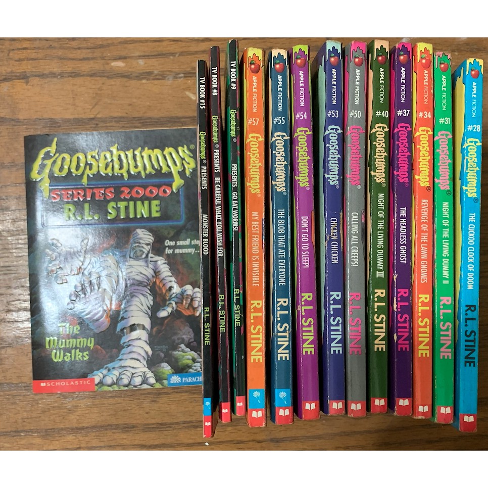 二手書英文小說goosebumps R L Stine 雞皮疙瘩 蝦皮購物