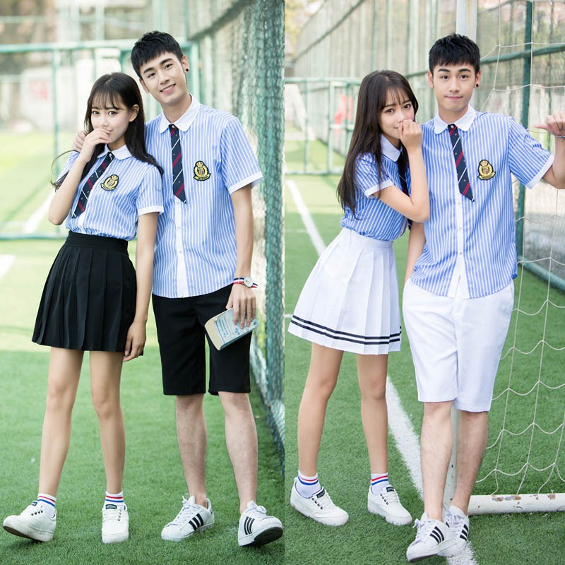 畢業班服畢業套裝中學生班服套裝學院風韓國夏季英倫風男女jk制服小學生畢業照服裝 Tu345 蝦皮購物
