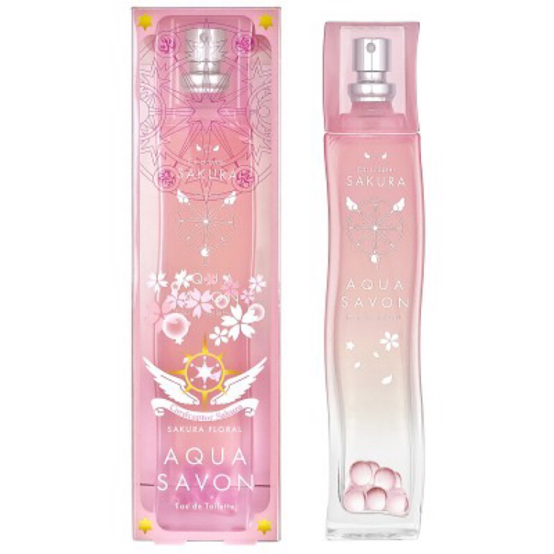 啾啾 21第2彈現貨 日本代購 限量款aqua Savon 聯名vs 庫洛魔法使櫻花香水情人節禮物 蝦皮購物