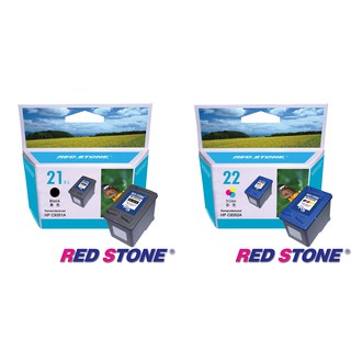 【當天出貨】RED STONE for HP NO.21XL高容量/NO.22環保墨水匣