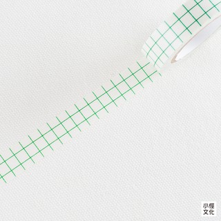 【倉敷意匠】倉敷意匠 方眼紙膠帶系列 - 12mm 綠色，單捲，OPP袋裝 ( 45019-12 )