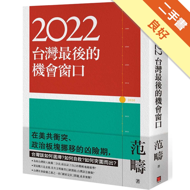 2022：台灣最後的機會窗口