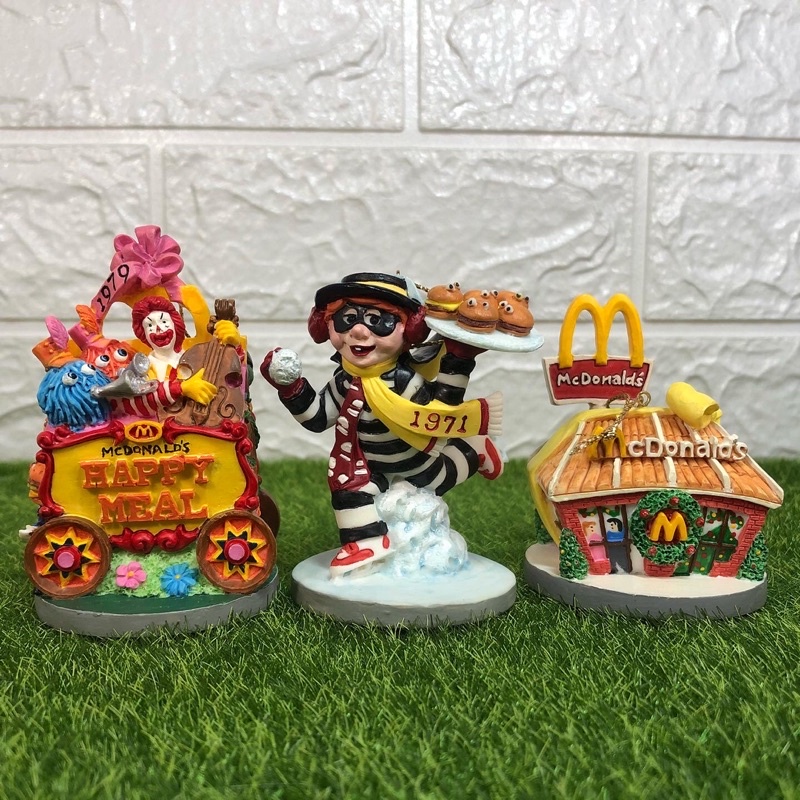 1995年 麥當勞McDonald’s俱樂部 40週年紀念第三彈 漢堡神偷 兒童餐盒 餐廳 樹脂 模型 玩具 30509