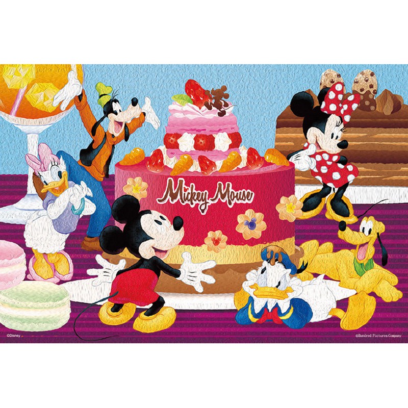 Mickey Mouse&amp;Friends【油畫系列】蛋糕派對拼圖300片