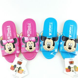 Disney 米奇米妮 ～台灣製造 兒童室內拖鞋