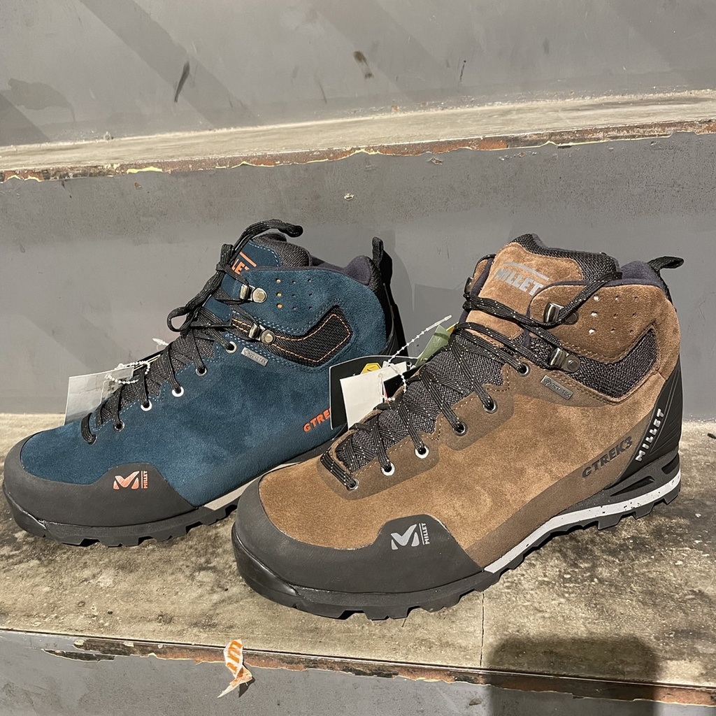 BTW 法國 Millet 男 G TREK 3 GTX 多功能防水 中筒登山健走鞋 Vibram黃金大底