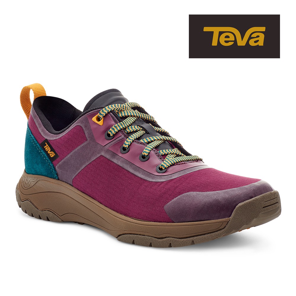 【TEVA】女 Gateway Low 低筒防潑水輕量休閒鞋/健走鞋-復古莧色 (原廠現貨)
