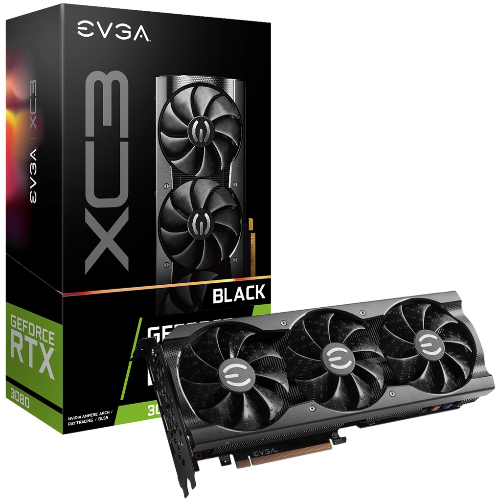 EVGA GeForce RTX 3080 XC3 BLACK GAMING (全新未拆) LHR鎖算力