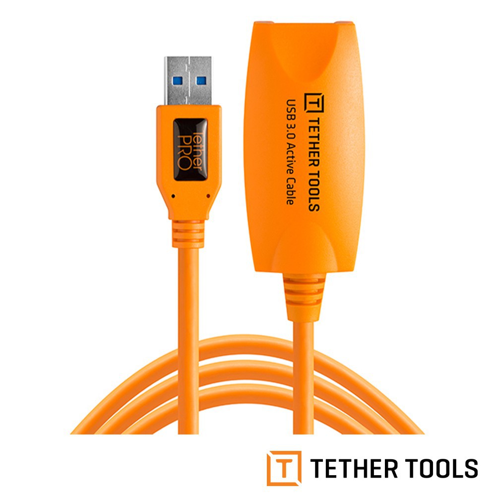 Tether Tools CU3017 USB3.0 專業拍攝線 傳輸線 延長線 (橘) 4.9M 廠商直送