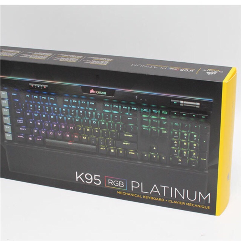 海盜船 Corsair k95 RGB Platinum 鉑金版機械式鍵盤