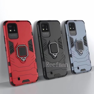 Realme narzo 50A Realme narzo 50I 50 PRO 適用 鋼鐵俠 黑豹指環手機殼