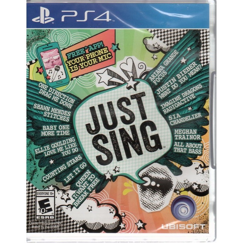 PS4 遊戲 Just Sing 英文版 【魔力電玩】